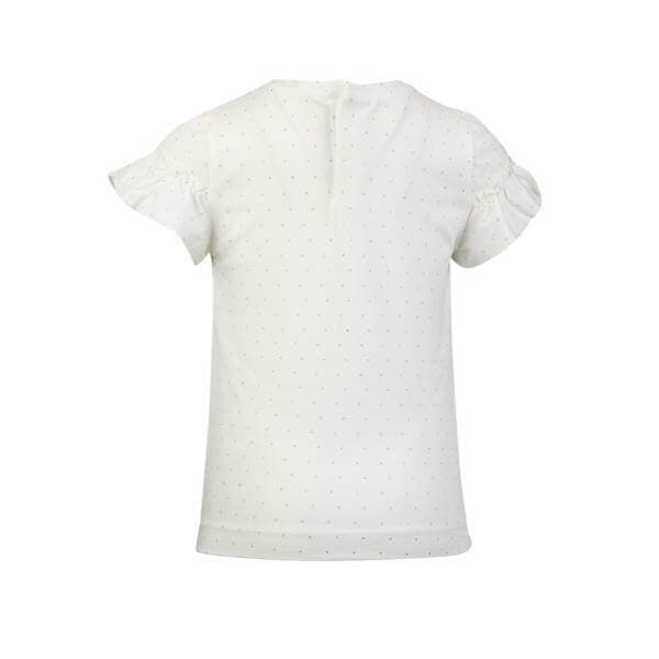 CHAMPAGNE DOTS PRINT T-SHIRT