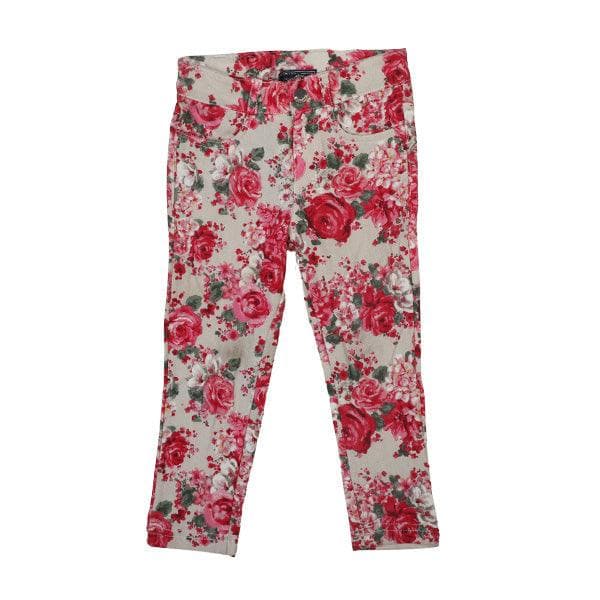 FUCHSIA PRINTED JEGGINGS