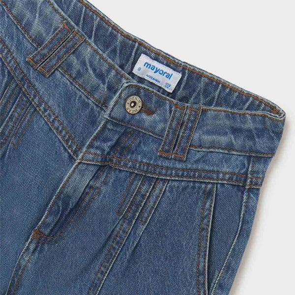 DENIM CROPPED TROUSER