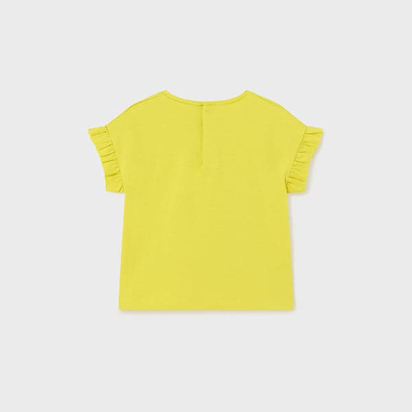 YELLOW BLOUSE WITH GRAPHIC