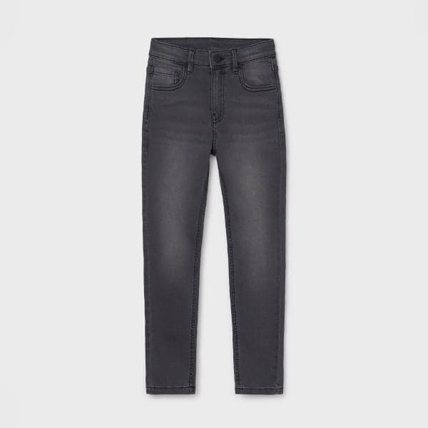 DARK GREY DENIM TROUSER