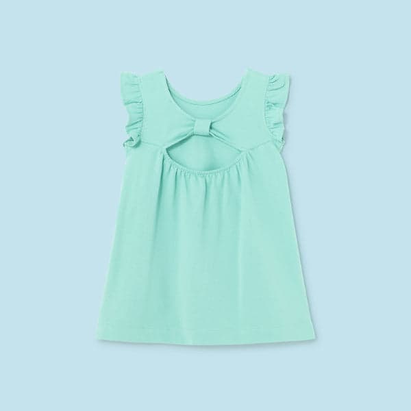 GREEN PRINTED DRESS