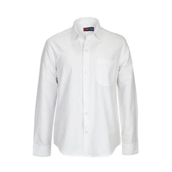 WHITE L/S NORMAL FORMAL SHIRT Image