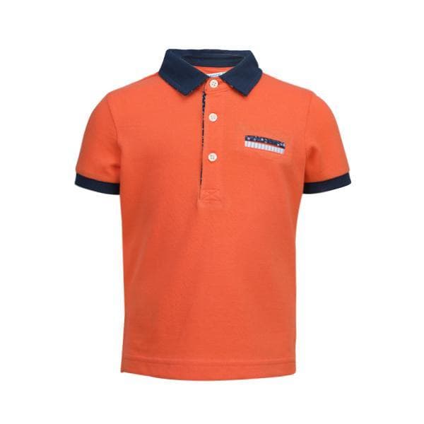 ORANGE SHORT SLEEVE POLO