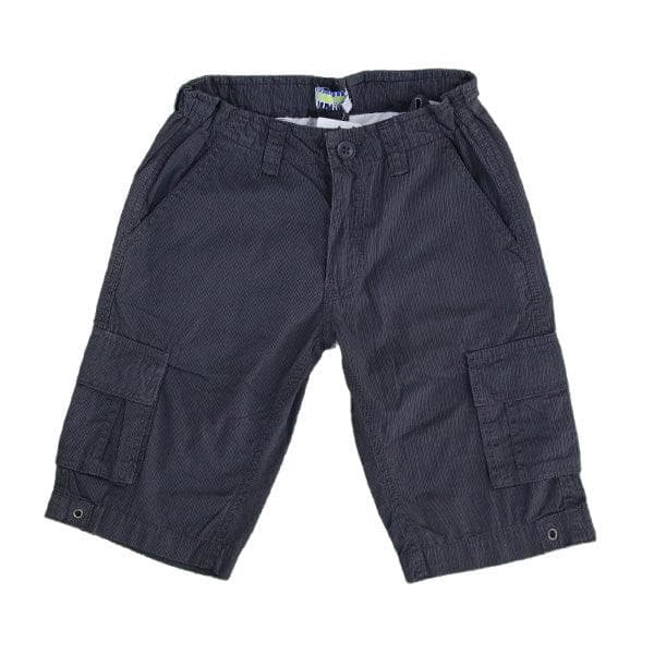 GREY BERMUDA SHORTS.