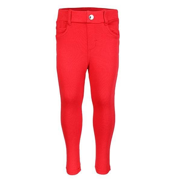 RED BASIC KNIT PANTS