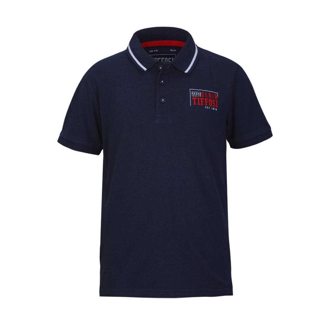 NAVY BLUE S/S POLO TEE