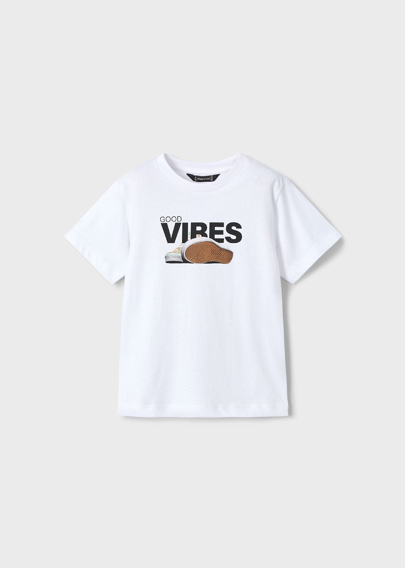 WHITE PRINT S/S T-SHIRT