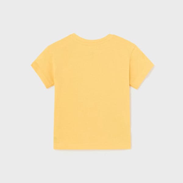 YELLOW S/S TSHIRT WITH GRAPHIC
