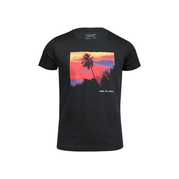 GREY SHORT SLEEVE GRAPHIC T-SHIRT