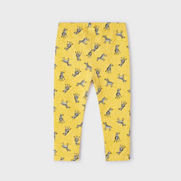 YELLOW LEGGINGS W/PRINT