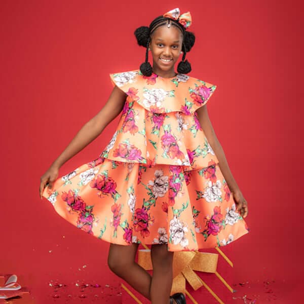 ISEOWOMI DRESS WITH HAIRBOW Image