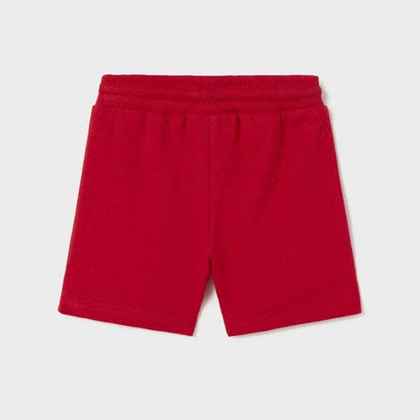 RED FLEECE SHORT
