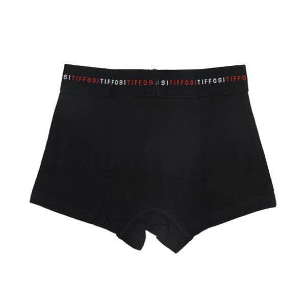 BLACK BASIC BOXER BRIEFS