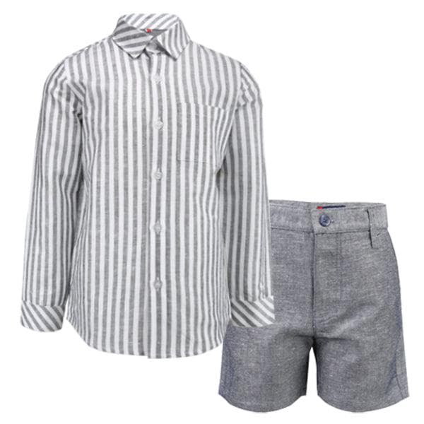 GREY SHORTS SET