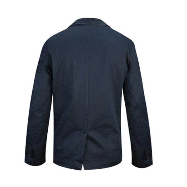 NAVY TWILL JACKET.