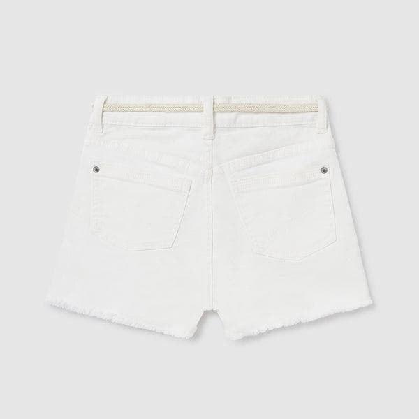 WHITE BASIC TWILL SHORT