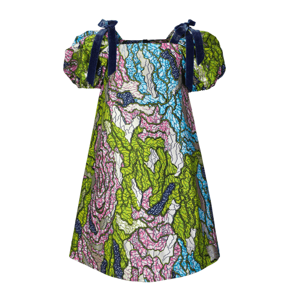 MULTICOLOUR ANKARA A-LINE DRESS