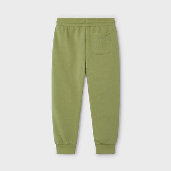 GREEN CUFFED JOGGERS
