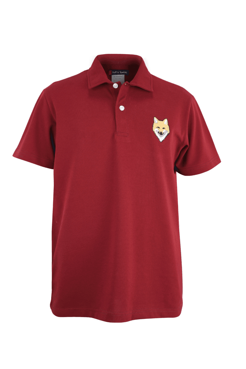 BURGUNDY 2-IN-1 CHARTERHOUSE BOYS POLO SHIRT Image