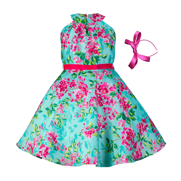 OYIZA DRESS WITH HAIRBOW