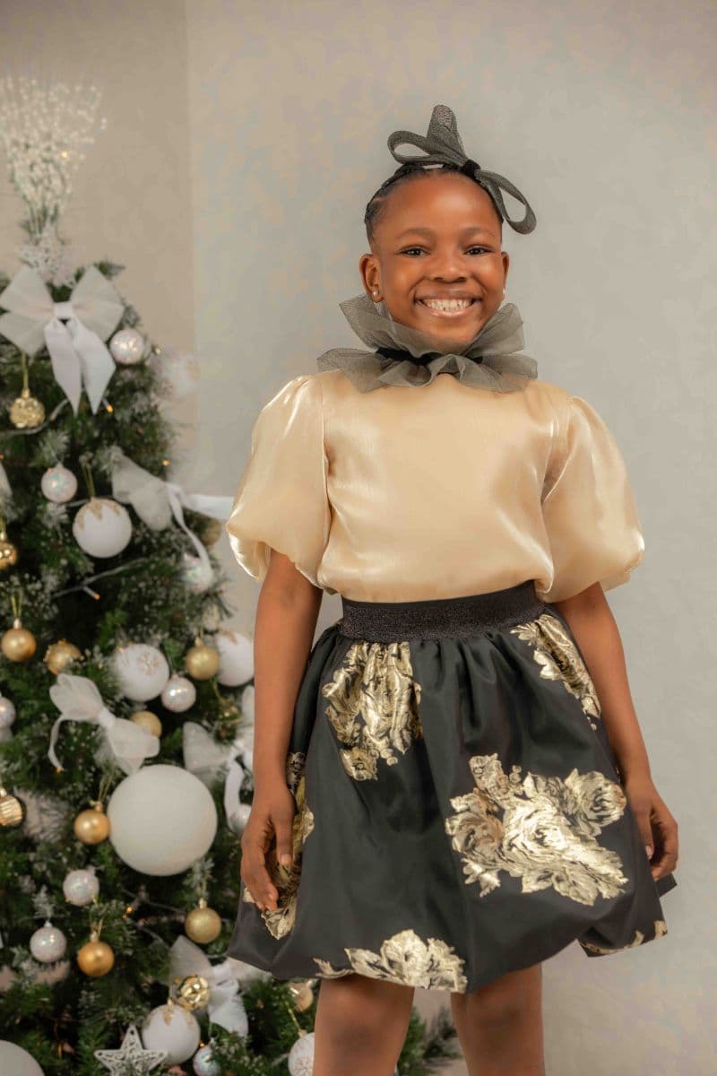 ZIKORA SET WITH HAIRBOW