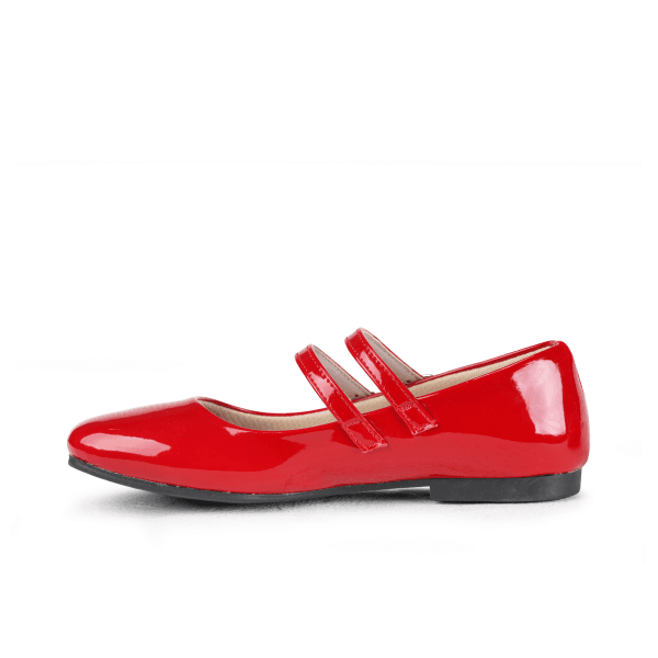 RED FORMAL GRILS SHOE
