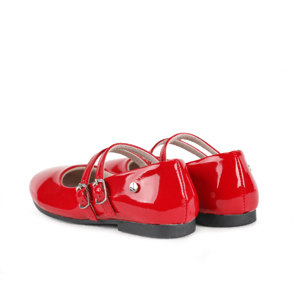 RED FORMAL GRILS SHOE