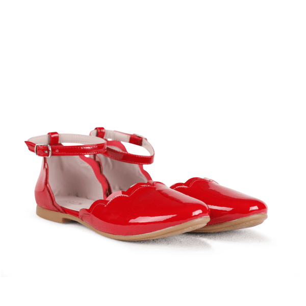RED FORMAL GIRLS SHOE