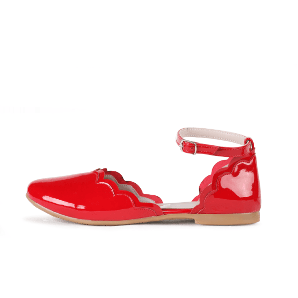 RED FORMAL GIRLS SHOE