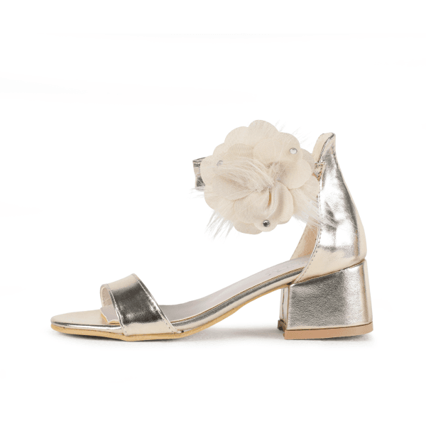 GOLD HEEL FORMAL SANDAL