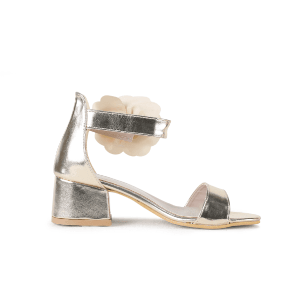 GOLD HEEL FORMAL SANDAL