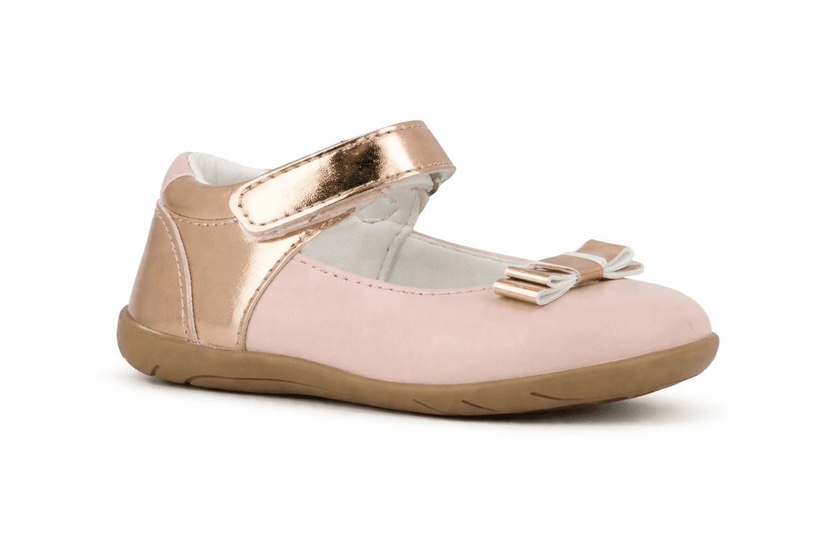 PINK METALLIC BALLERINA