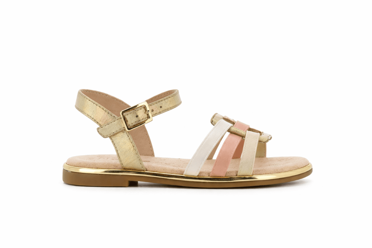 PLATINA  PINK FLAT SANDALS