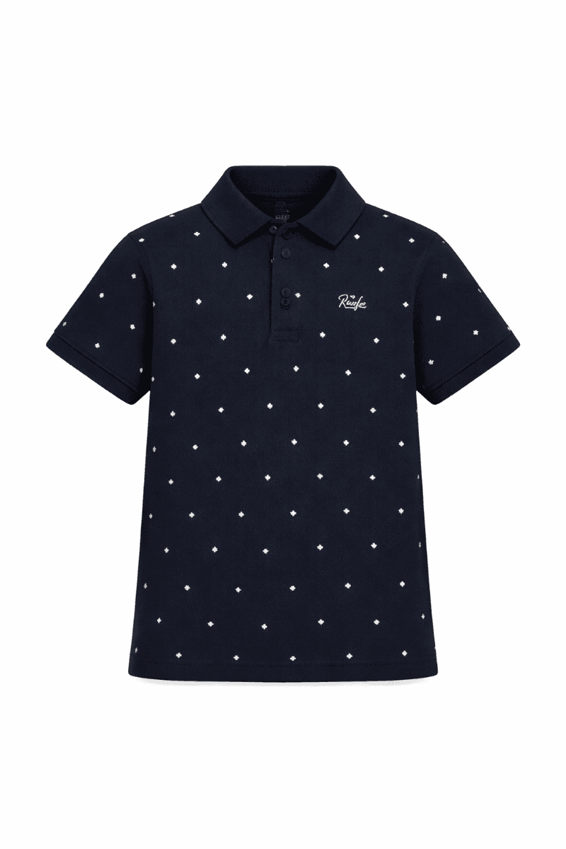 DARK BLUE S/S POLO TSHIRT