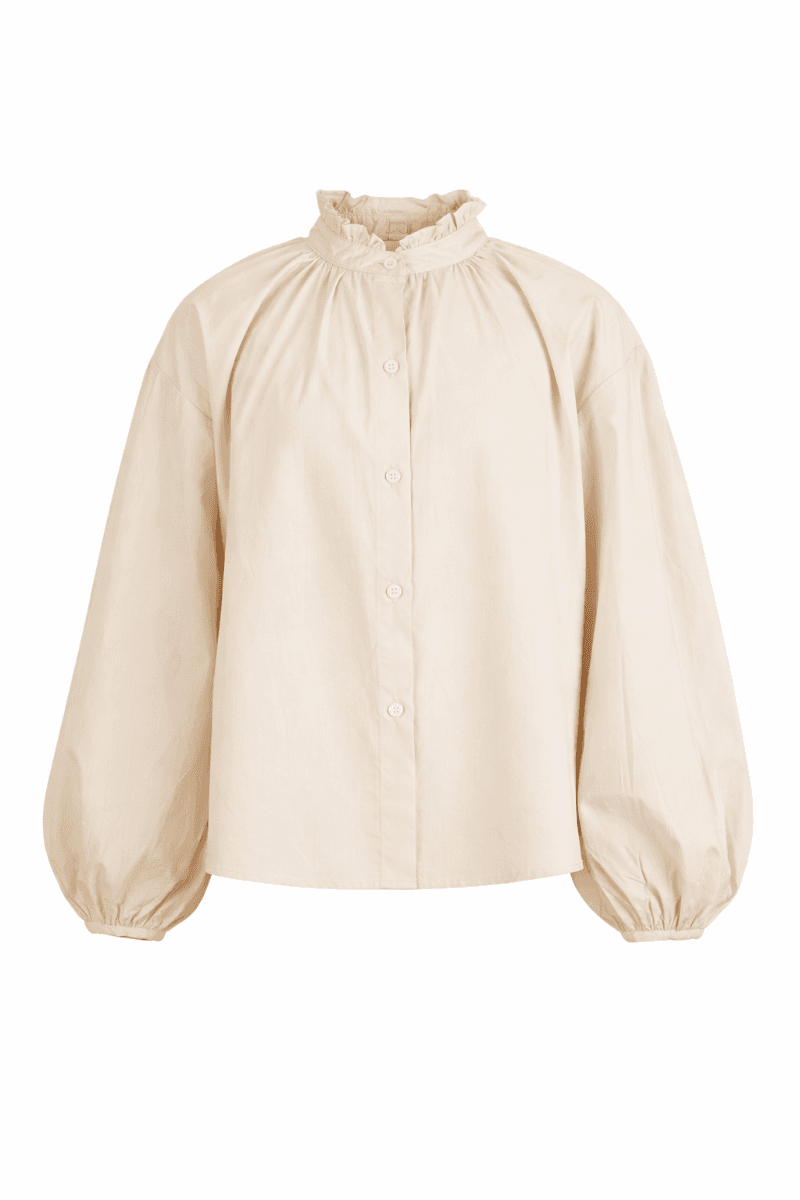 APRICOT LONG SLEEVE BLOUSE