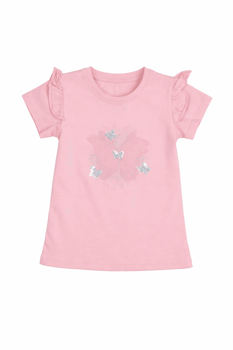 PINK SHORT SLEEVE BLOUSE