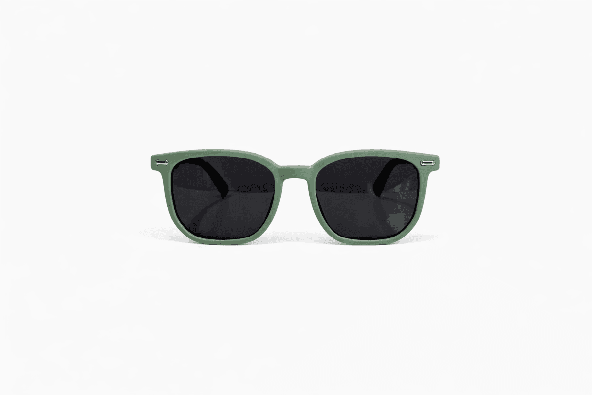 GREEN  FRAME SUNGLASS