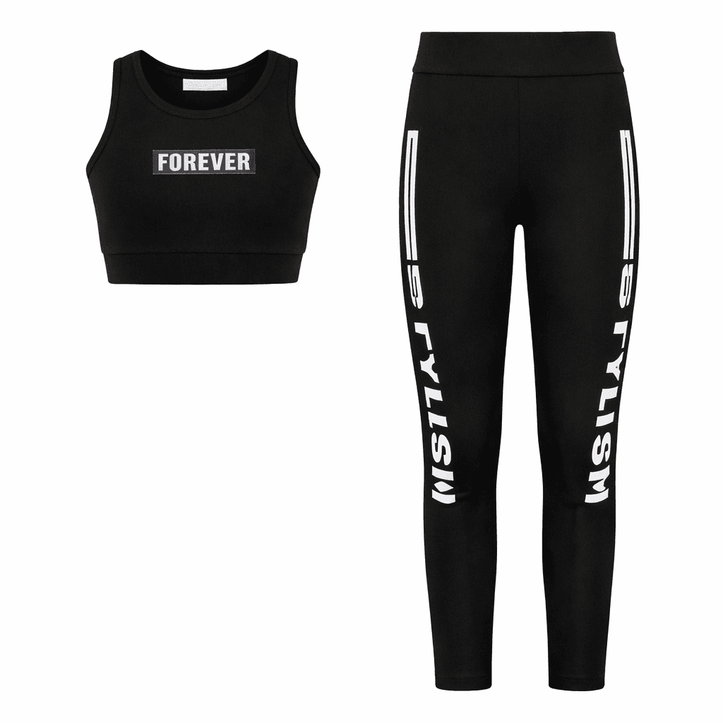 BLACK TROUSER / TOP SET