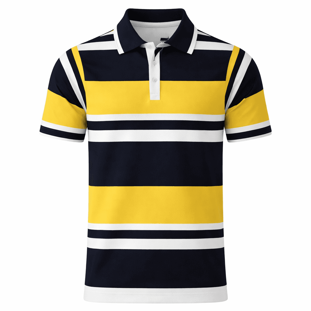YELLOW S/S POLO TSHIRT