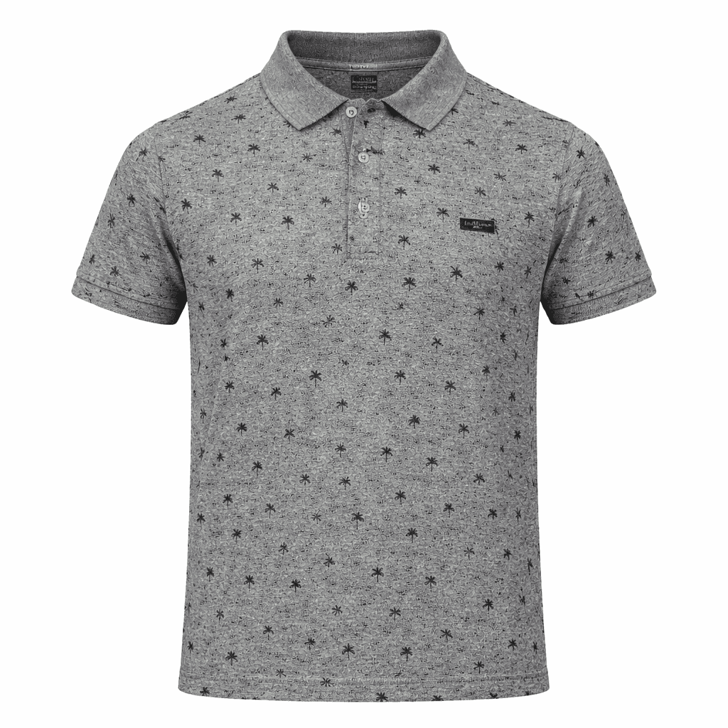 GREY S/S POLO TSHIRT Image