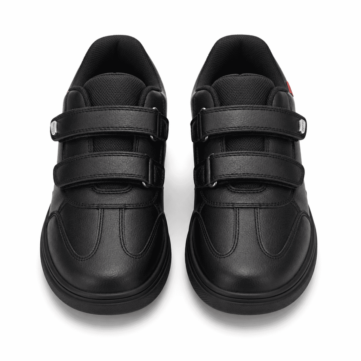 BLACK LACE UP BOYS SCHOOL SHOES Image