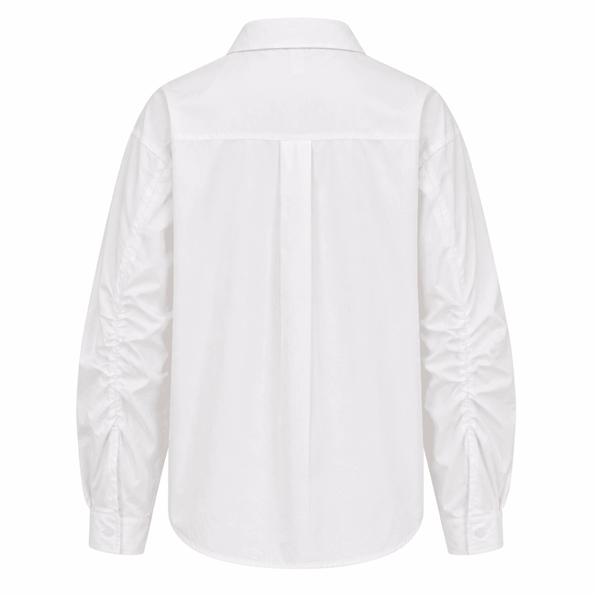 WHITE L/S SHIRT
