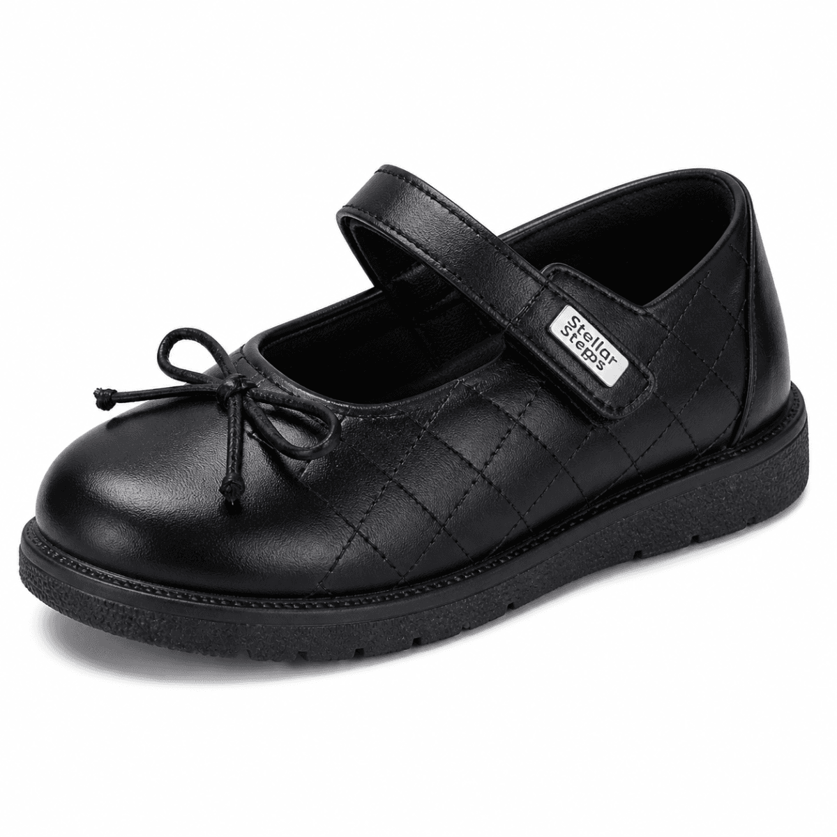 BLACK BUCKLE GIRLS SCHOOL SHOES
