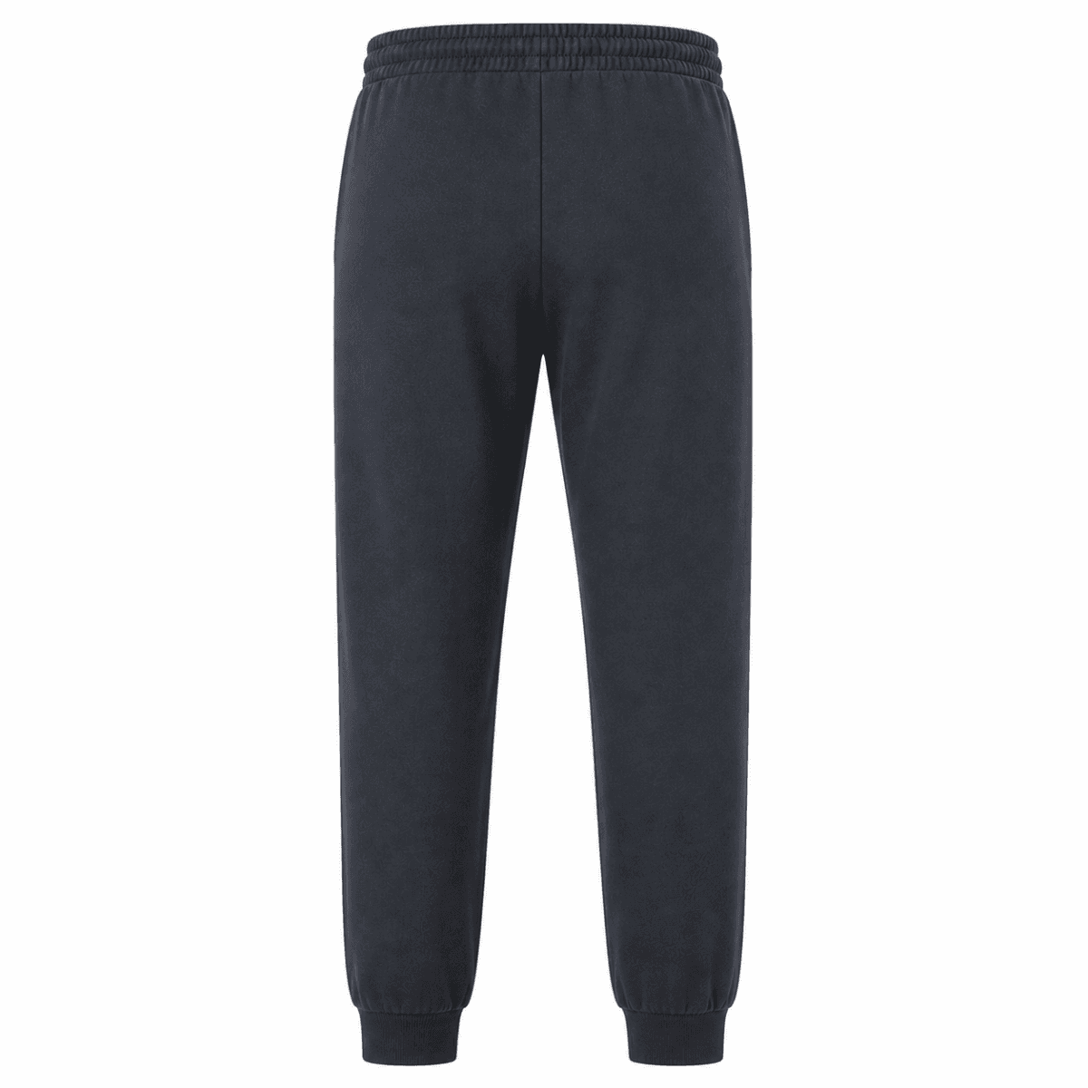 BLACK CUFFED FLEECE JOGGERS