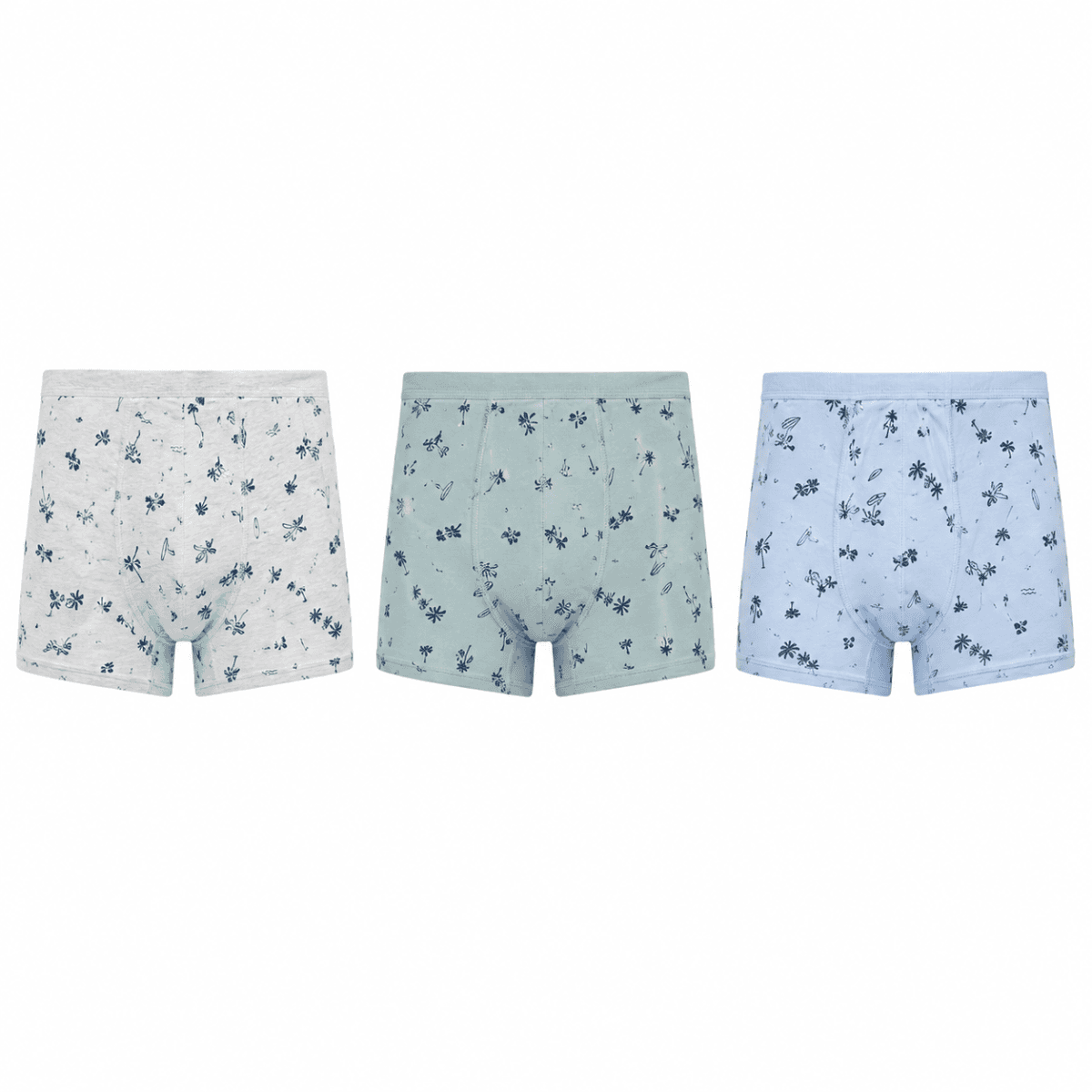 MULTICOLOR 3PCS BOXERS SET (DINO)