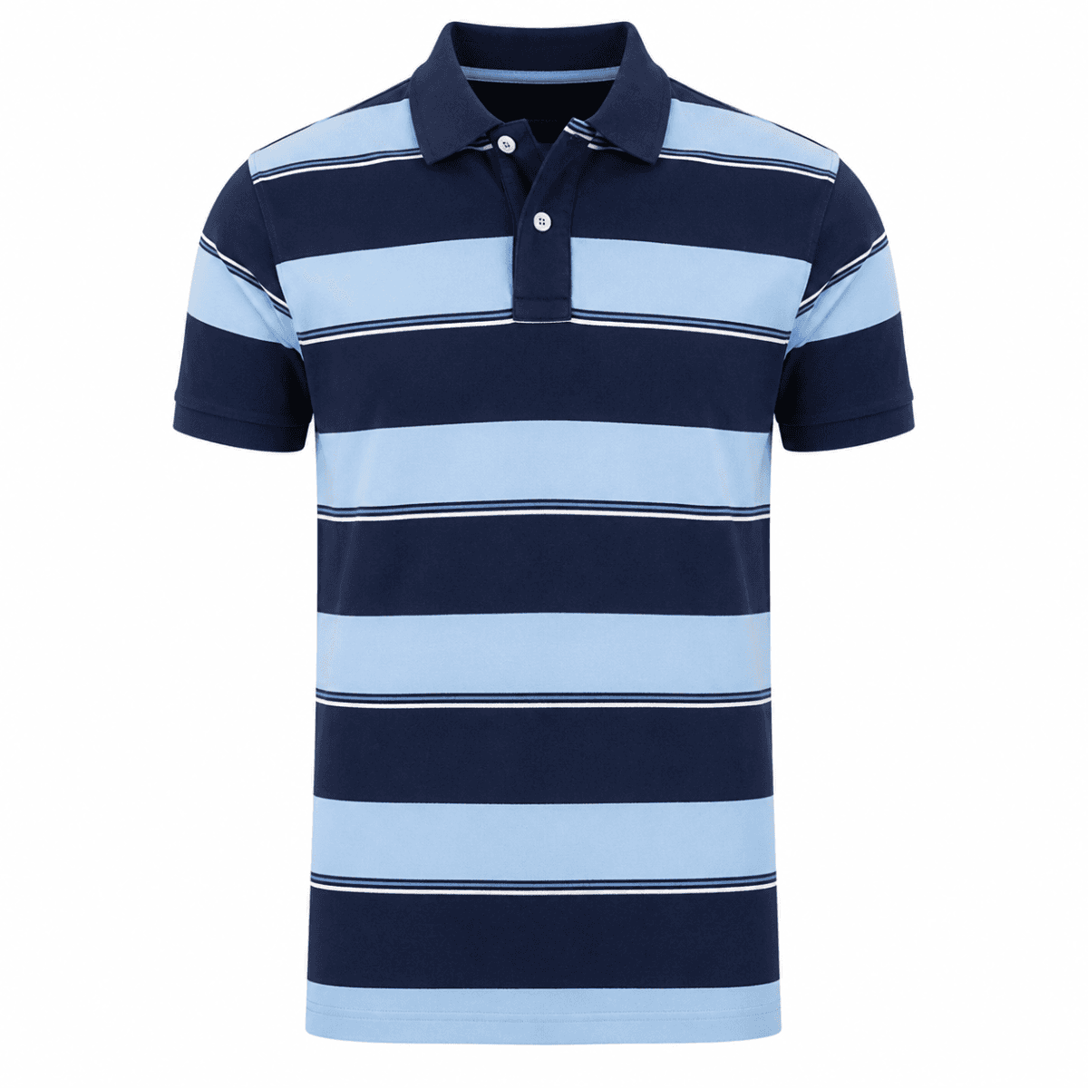 BLUE S/S POLO TSHIRT Image