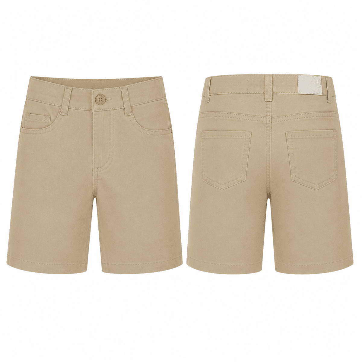 BEIGE TWILL SHORT