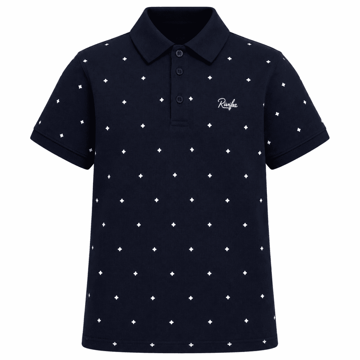 DARK BLUE S/S POLO TSHIRT Image