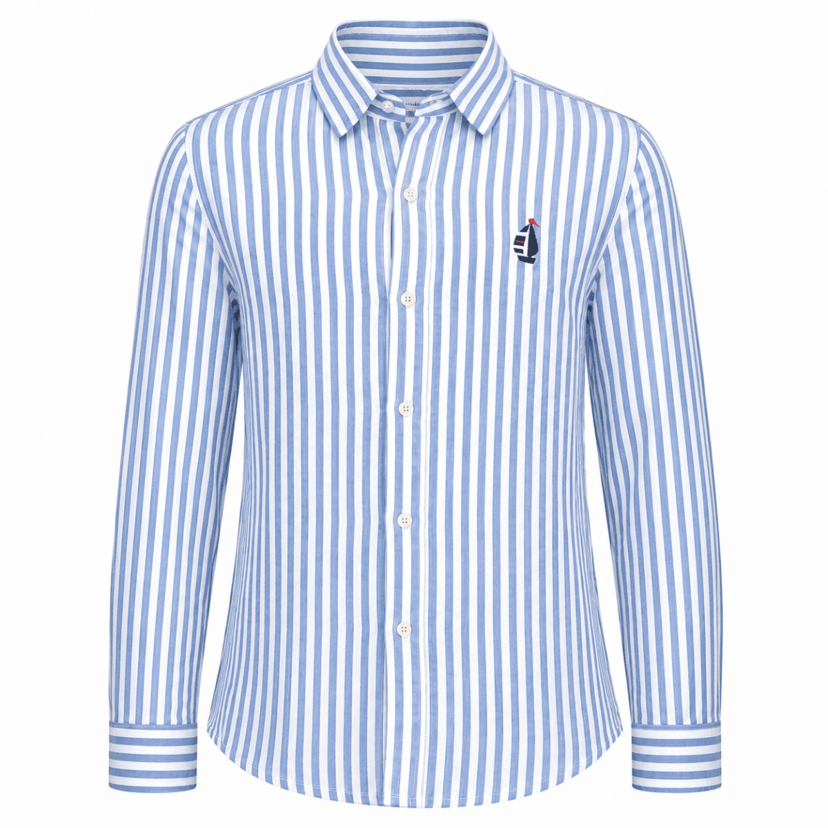 STRIPED SKY BLUE LONG SLEEVE SHIRT